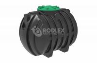 Емкость накопительная для канализации RODLEX-S3000 с горловиной 1000 мм и крышкой в Севске